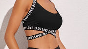 Sports bra push up fitness